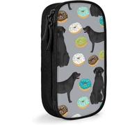 YINGD Black Labrador Donuts Cute Lab Dog Best Labrador Retriever Pencil Case SAOE