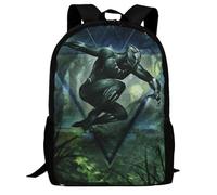 YINGD Black Panther Backpack,3d Print Laptop Backpack Lightweight Casual Daypack Bookbag Multi-Function Travel