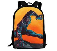 YINGD Black Panther Backpack,3d Print Laptop Backpack Lightweight Casual Daypack Bookbag Multi-Function Travel