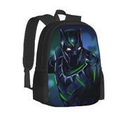 YINGD Black Panther Backpack,3d Print Laptop Backpack Lightweight Casual Daypack Bookbag Multi-Function Travel