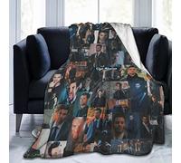 YINGD Blanket Daniel Elijah Gillies Mikaelson Super Soft Flannel Fleece Lightweight Throw Blankets Air Conditioning Blanket Couch Sofa Bedroom For Kids Adults
