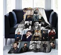 YINGD Blanket Sebastian Bucky Stan Barnes Super Soft Flannel Fleece Lightweight Throw Blankets Air Conditioning Blanket Couch Sofa Bedroom For Kids Adults