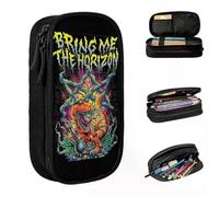 YINGD BMTH Dinosaur Bring Me The Horizons Pencil Cases Pencil Pouch Pen Box for Student Big Capacity Bags School Cosmetic Accessories