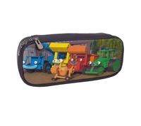 YINGD Bob The Builder Pencil Case Water-Resistant Brown Pen Holder for School & Office Supplies