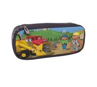 YINGD Bob The Builder Pencil Case Waterproof Brown Pen Bag for Artists Students & Professionals