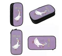 YINGD Boss Duck Pencil Cases Big Capacity Organizer Pen Box Storage Pouch for Boys Girls Students Stationery School Office
