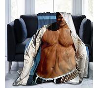 YINGD Brad Pitt Soft and Comfortable Warm Fleece Blanket for Sofa Bed Office Knee padBed car Camp Blanket Throw Blankets