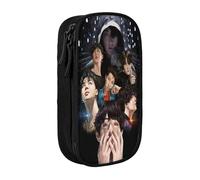 YINGD BTS Pencil Case Love Yourself Large Capacity Pen Case Double Zippers World Tour Jimin Suga V Jungkook RM Pen Bag Pencil case