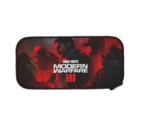 YINGD Call of Duty Modern Warfare Pencil Case, Large Capacity Pencil Pouch, Aesthetic Zipper Pencil Box, Back to School Supplies for College Student Office