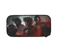 YINGD Call of Duty Modern Warfare Pencil Case, Large Capacity Pencil Pouch, Aesthetic Zipper Pencil Box, Back to School Supplies for College Student Office