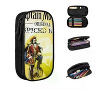 YINGD Captain Pierce Swamp Gin Essential Pencil Cases Large Storage Pen Bags Pen Box Pencil Pouch for Boys Girls Students Stationery