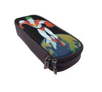 YINGD Captain Planet and The Planeteers Pencil Case Waterproof Pen Organizer with Elastic Loops & Zipper Pocket