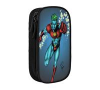 YINGD Captain Planet and The Planeteers Pencil Case with Magnetic Closure - Quick-Access Design for Pens, Sticky Notes, Paper Clips