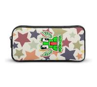 YINGD Cartoon Frog Unspeakable Pencil Case Large Capacity Pen Bag School Stationery Pouch Organizer Office Supplies Pencase