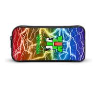 YINGD Cartoon Frog Unspeakable Pencil Case Large Capacity Pen Bag School Stationery Pouch Organizer Office Supplies Pencase