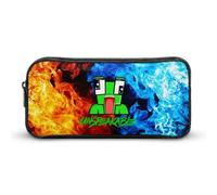 YINGD Cartoon Frog Unspeakable Pencil Case Large Capacity Pen Bag School Stationery Pouch Organizer Office Supplies Pencase