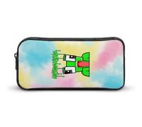 YINGD Cartoon Frog Unspeakable Pencil Case Large Capacity Pen Bag School Stationery Pouch Organizer Office Supplies Pencase