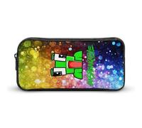 YINGD Cartoon Frog Unspeakable Pencil Case Large Capacity Pen Bag School Stationery Pouch Organizer Office Supplies Pencase