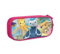 YINGD Cartoon The Octonauts Pencil Case Large Capacity Pencilcase Double-Layer Pen Bag School Stationery Pouch Organizer Office Supplies for Kids Adult