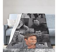YINGD Chandler Actor Bing Fleece Throw Blanket Lightweight Plush Fluffy Warm Soft Cozy Blankets Air Conditioner Blanket Perfect For Bed 150CM X 125CM