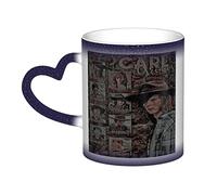 YINGD Chandler Mug Riggs - One 12 oz Starry Sky Mugs Color Changing Heat Sensitive Ceramic Mug - Image Revealed When HOT Liquid is Added! Blue