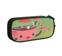 YINGD Characters The Octonauts Pencil Case Large Capacity Pencilcase Double-Layer Pen Bag School Stationery Pouch Organizer Office Supplies for Kids Adult