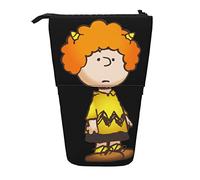 YINGD Charlie Brown Snoopy 3 Pencil Case Expandable Peanuts Pencil Case Retractable Cute Large Capacity Stationery Stand Lightweight for Students ci134