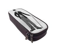 YINGD Charlie Chaplin Pencil Case Slim PU Leather Pen Case with Secure Zipper Closure