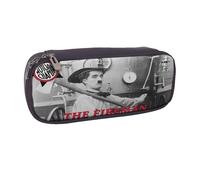 YINGD Charlie Chaplin Pencil Case Soft Leather Stationery Holder for School Kids Adults Gift Idea