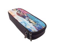 YINGD Charlie Chaplin Pencil Case Stylish Leather Pen Organizer for School & Office