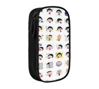 YINGD Chibi Maruko-chan Pencil Case for Board Games - Compact Storage for Dice, Pens, Scorecards (Travel-Friendly)