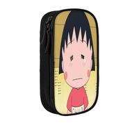 YINGD Chibi Maruko-chan Pencil Case for Camping Essentials - Waterproof Oxford Fabric with Zipper for Matches, Pens, Maps