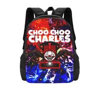 YINGD Choo-Choo Charles Backpack Laptop Backpack Lightweight Casual Daypack Bookbag