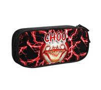 YINGD Choo-Choo Charles Pencil Case, Multipurpose Pencase,Large Capacity Durable Pencil Pouch Storage Pen Bag Organizer Stationery