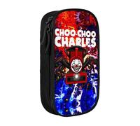 YINGD Choo-Choo Charles Pencil Case, Multipurpose Pencase,Large Capacity Durable Pencil Pouch Storage Pen Bag Organizer Stationery-pencilcase
