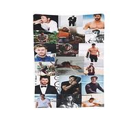 YINGD Chris Hemsworth Throw Blanket, Air-conditioning Blanket, Super Soft & Comfy Flannel Fleece Blanket, Lightweight Cozy Microfiber Anti-pilling 125CM X 100CM