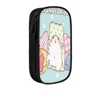 YINGD CINNAMOROLL Pencil Case Multi-Functional Storage Bag - 2 Zipper Compartments & 8 Slots (Ideal for Daily Use)