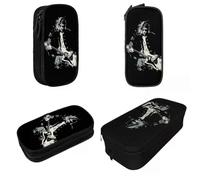 YINGD Classic Kurt Cobain Guitar Pencil Case Stationery Bag Pen Kids Large Storage Bag Students School Gifts Stationery