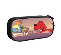 YINGD Clifford The Big Red Dog Pencil Case for Photography Gear - Protective Oxford Fabric for Lens Cloths, SD Cards, Pens