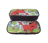 YINGD Clifford The Big Red Dog Pencil Case Lightweight Pen Holder for School Kids & Office Workers
