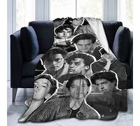 YINGD Cole Sprouse Throw Blanket, Super Soft & Comfy Flannel Blanket Fleece Blanket, Lightweight Cozy Microfiber Anti-Pilling Plush Blanket for Co 125CM X 100CM