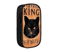 YINGD Collection Stephen King Pencil Box Multipurpose Pencil Case Cute Pouch Holder Box Game Pen Pouch Bag Organize for Home Office