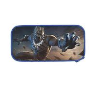 YINGD Color Black Panther Big Capacity Pencil Case, Large Pen Organizer, Back to School Supplies for Kids Girls Boys Stud