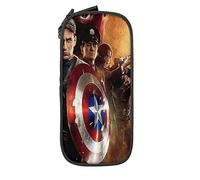 YINGD Color Captain America Big Capacity Pencil Case, Large Pen Organizer, Back to School Supplies for Kids Girls Boys St