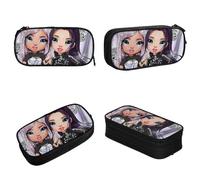 YINGD Color Classic Rainbow High Ainsley & Avery Pencil Cases Pen Box Kids Big Capacity Bags Students School Gifts Stationery