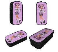 YINGD Color Creative Rainbow High Lila Yamamoto Pencil Cases Stationery Bag Pen for Girl Boy Large Storage Bag Students School Gift Accessories