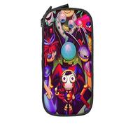 YINGD Color The Amazing Digital Circus Big Capacity Pencil Case, Large Storage Pencil Pouch Pen Case Bag with Zipper, Pencil Case for School College Stud