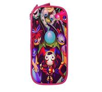 YINGD Color The Amazing Digital Circus Big Capacity Pencil Case, Large Storage Pencil Pouch with Zipper, Organizer Caser