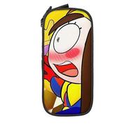 YINGD Color The Amazing Digital Circus Pencil Case Anime Pencil Pouch Case S Large Capacity Zipper Cosmetic Boxs Double Layer Storage Pouch