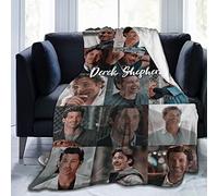 YINGD Comfortable Ultra-Soft Micro Fleece Blanket,Derek Shepherd Mcdreamy Fleece Blankets for Sofa Bed Travel 200CM X 150CM